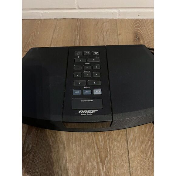 BOSE AWR1G1 Wave Radio AM FM AUX Black Tested and Working No Remote - Picture 2 of 5